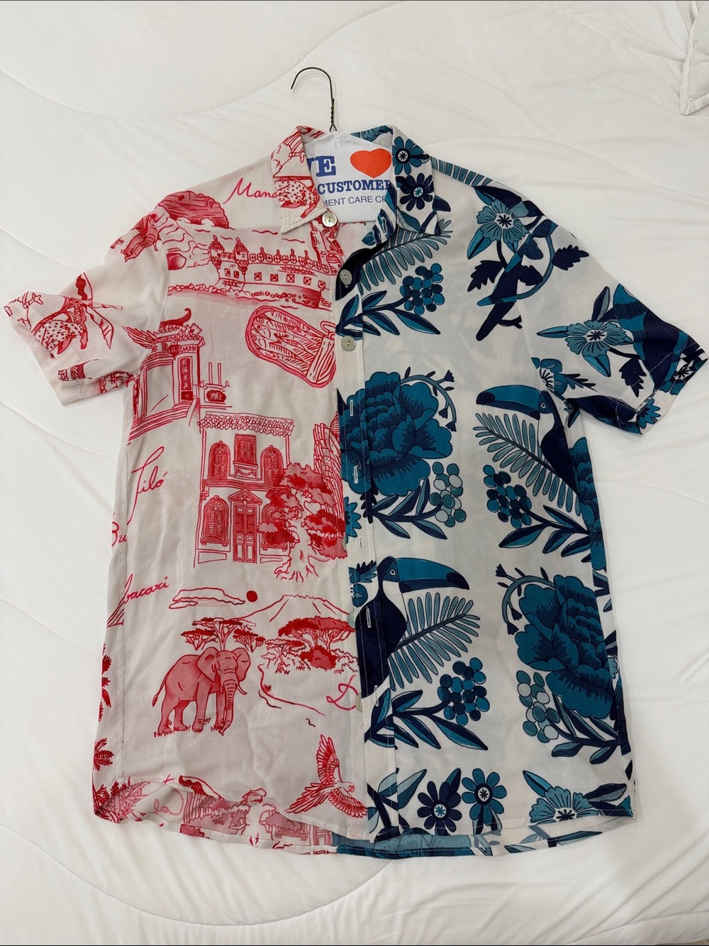 Farm Rio button down shirt